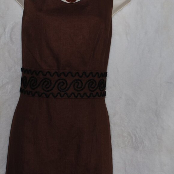 Lovely Maggy London Linen Dress size 12 - Picture 6 of 8